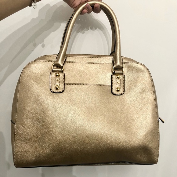Michael Kors Medium Size Gold Handbag - Picture 2 of 2